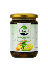Lemon,Green Chilli,Ginger Mix Pickle| Premium Quality Pickles| No chemical|Quality ingredients
