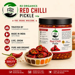 Red Chilly Pickle, Bharwa Lal Mirch Ka Achaar, Pure Mustard Oil,Tasty and Tangy, No preservatives, No chemical used