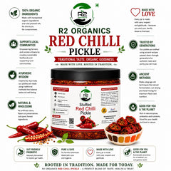 Red Chilly Pickle, Bharwa Lal Mirch Ka Achaar, Pure Mustard Oil,Tasty and Tangy, No preservatives, No chemical used