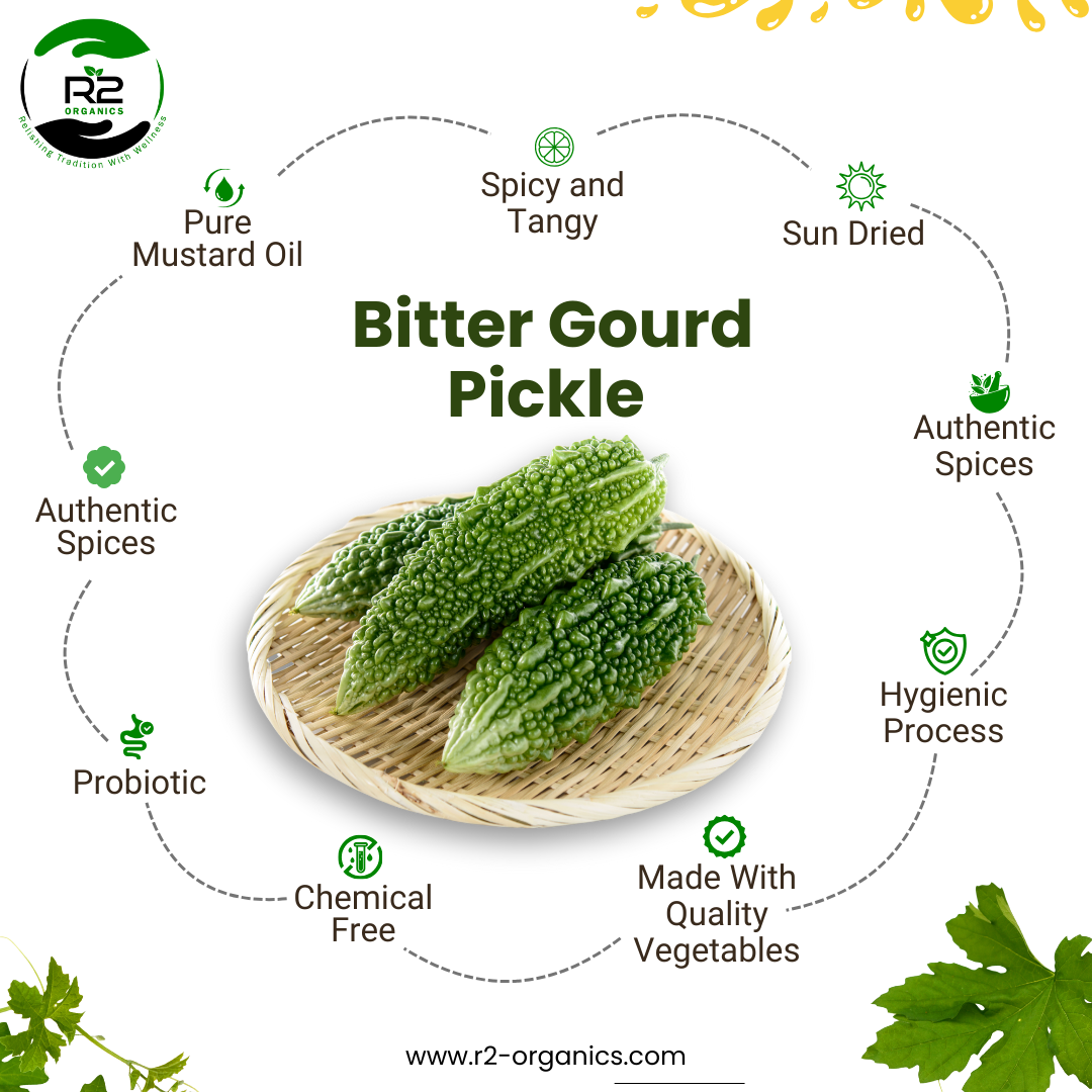 Bitter Gourd (Karela) Pickle | Premium Quality Pickles| No chemical|Quality ingredients
