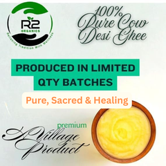 R2 Organics A2 Cow Pure Bilona Desi Ghee (250 ML) | A premium quality Cow Desi Ghee