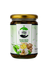 Garlic,Ginger,Green Chilli Mix Pickle | Premium Quality Pickles| No chemical|Quality ingredients