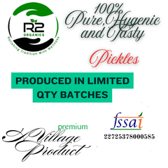 R2 Organics Lemon Sweet and Sour, Khattha Meetha Pickle| Oil Free & Vinegar Free | Handmade, Fresh with No Artificial Preservatives | Premium Quality Pickles| No chemical|Quality ingredients