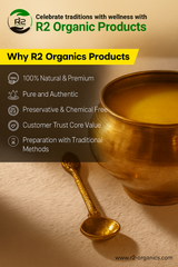 R2 Organics A2 Pure Bilona Cow Desi Ghee 500ML| A premium quality Cow Desi Ghee